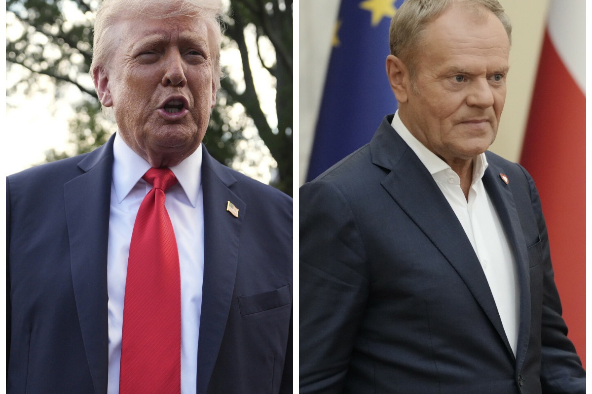 Trump mówi o „pomyłce” w sprawie ataku dronów na Polskę. Tusk i Sikorski odpowiadają ostro