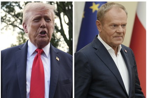Trump mówi o „pomyłce” w sprawie ataku dronów na Polskę. Tusk i Sikorski odpowiadają ostro