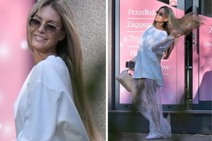 Małgorzata Rozenek przyłapana po wizycie u fryzjera
