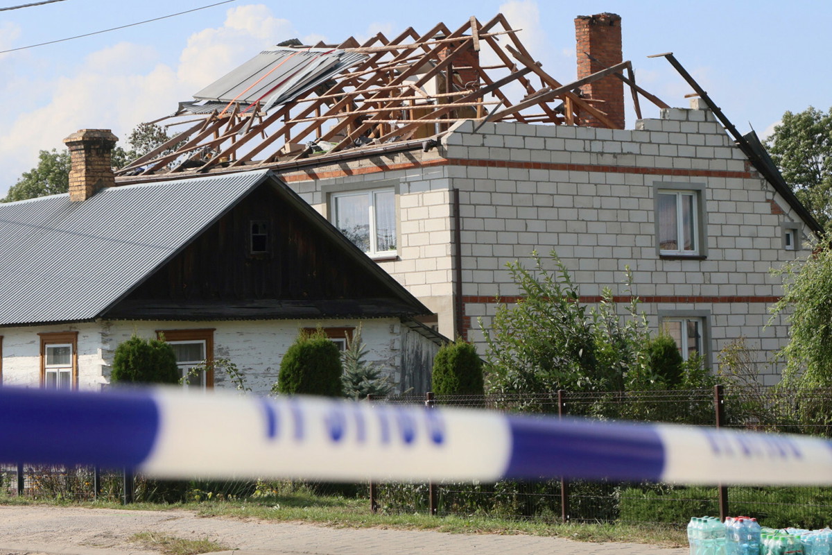 Mieszkańcy wsi Wyryki zabrali głos. Oto, co widzieli w chwili, gdy spadł rosyjski dron