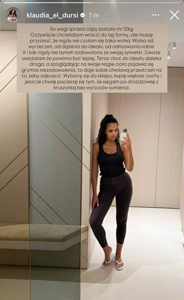 Klaudia El Dursi pokazała, jak prezentuje się po trzeciej ciąży