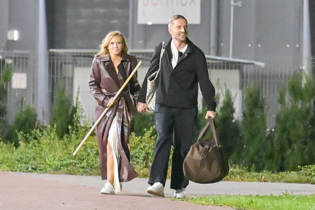 Agnieszka Kaczorowska i Marcin Rogacewicz