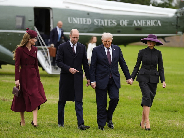 Księżna Kate i książę William - spotkanie z Donaldem Trumpem i Melanią Trump