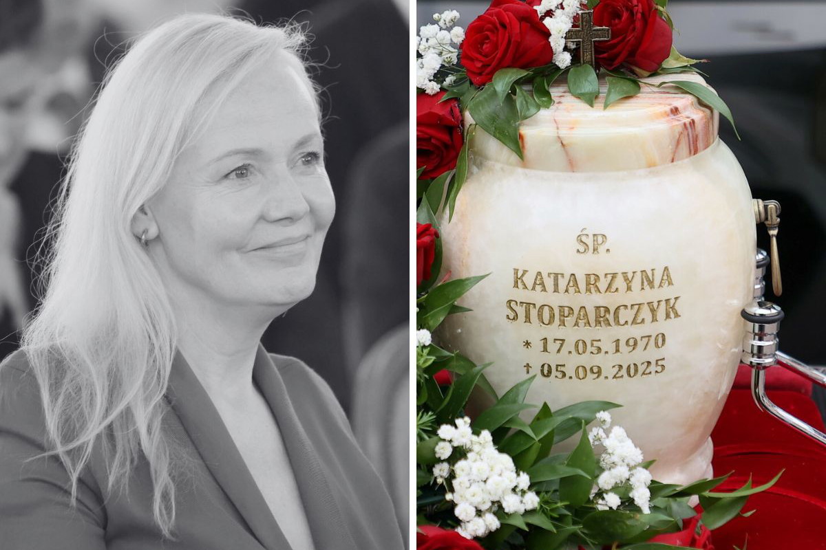 Przejmujący widok podczas pogrzebu Katarzyny Stoparczyk
