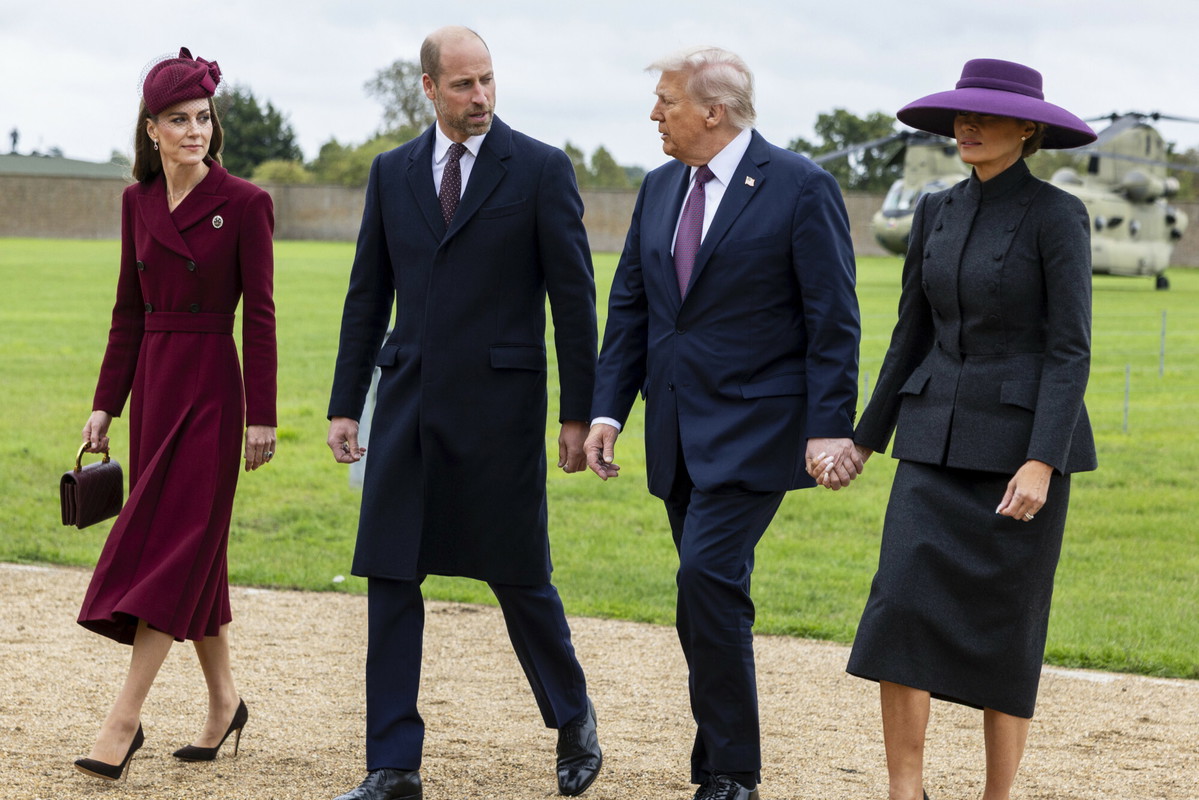 Księżna Kate i książę William - spotkanie z Donaldem Trumpem i Melanią Trump
