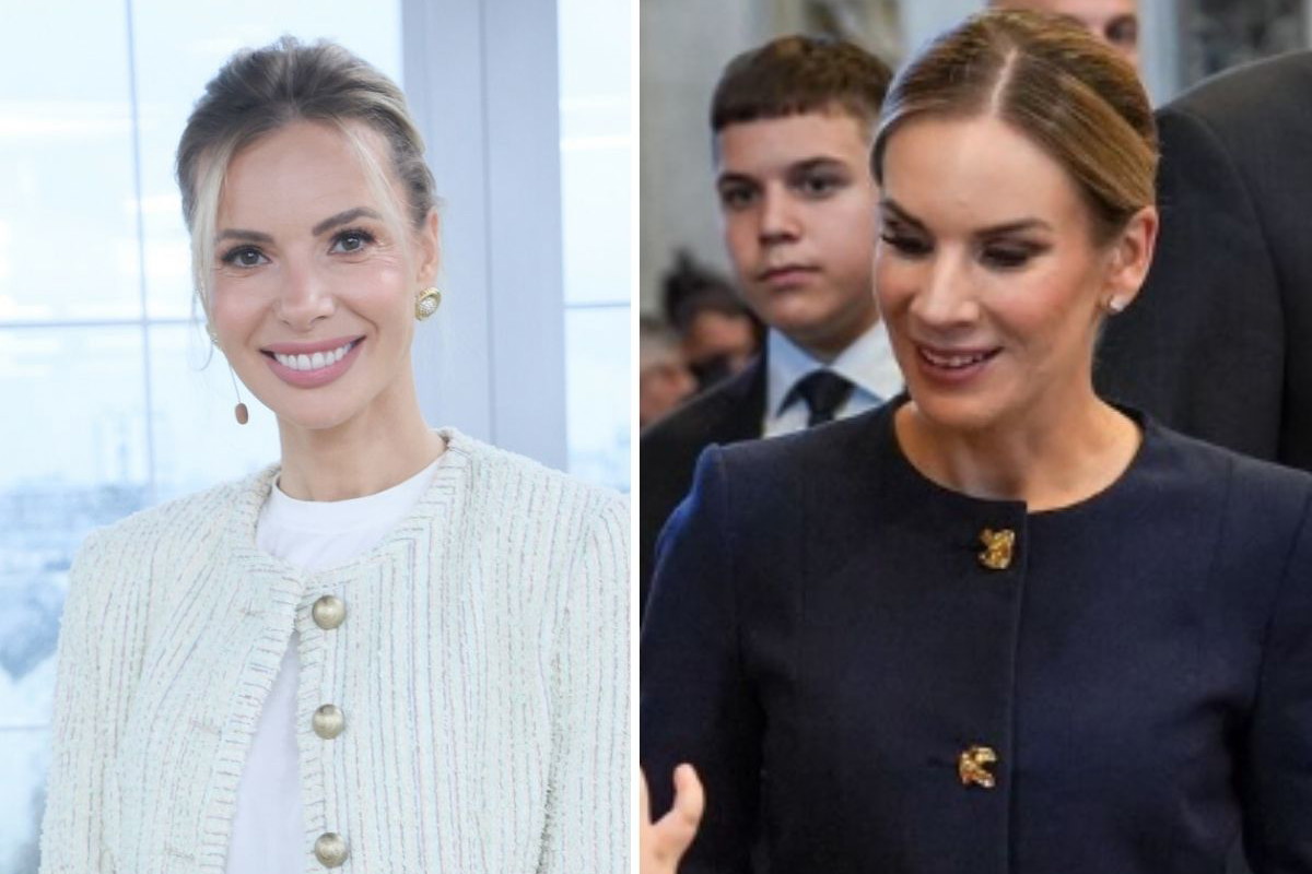 Izabela Janachowska ubrała Martę Nawrocką do Watykanu. Wiemy, jak wyglądała ich współpraca fot. Wojciech Olkusnik/Dzien Dobry TVN/East News; Instagram @marta_nawrocka_