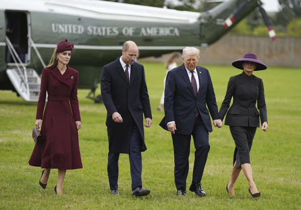 Księżna Kate i książę William - spotkanie z Donaldem Trumpem i Melanią Trump