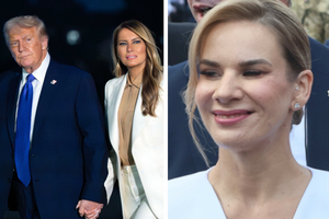 Marta Nawrocka zaliczyła wpadkę na bankiecie u Melanii i Donalda Trumpów? Ekspertka: "wrażenie taniości"