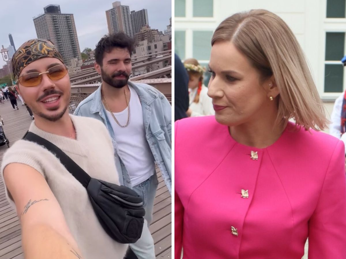 Influencerzy z "Love Never Lies"  spotkali Martę Nawrocką