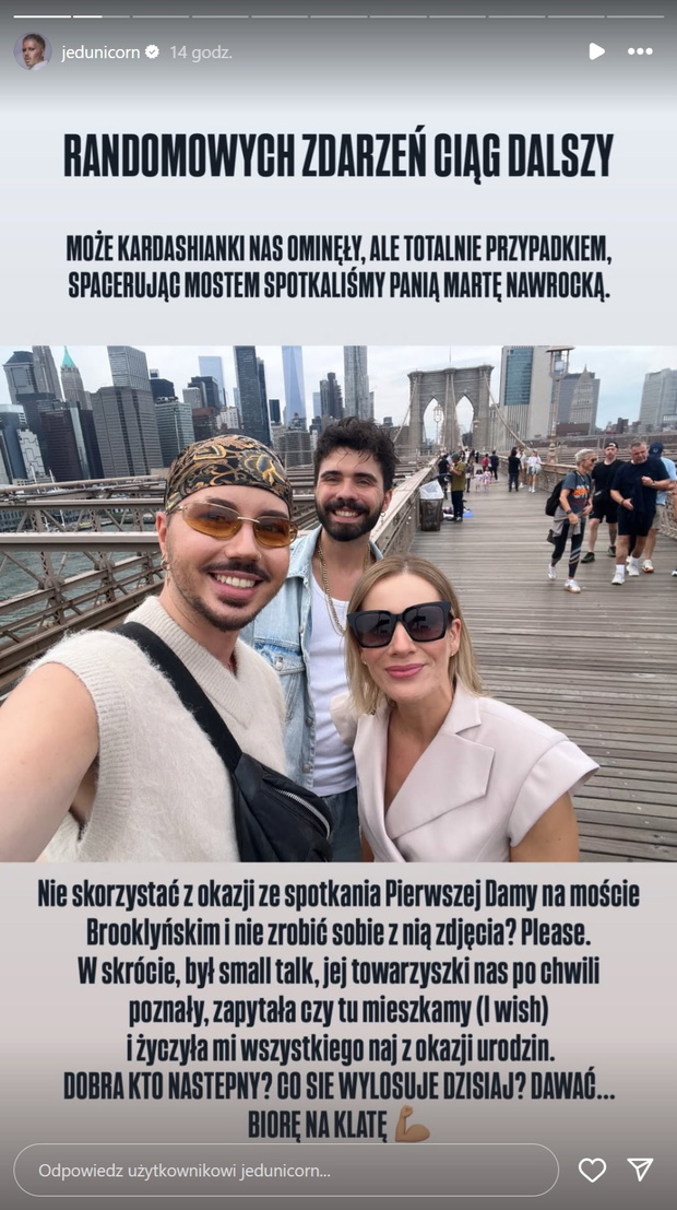 Influencerzy spotkali Martę Nawrocką