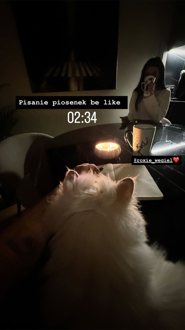 Zdjęcie Roxie Węgiel wypłynęło pod osłoną nocy