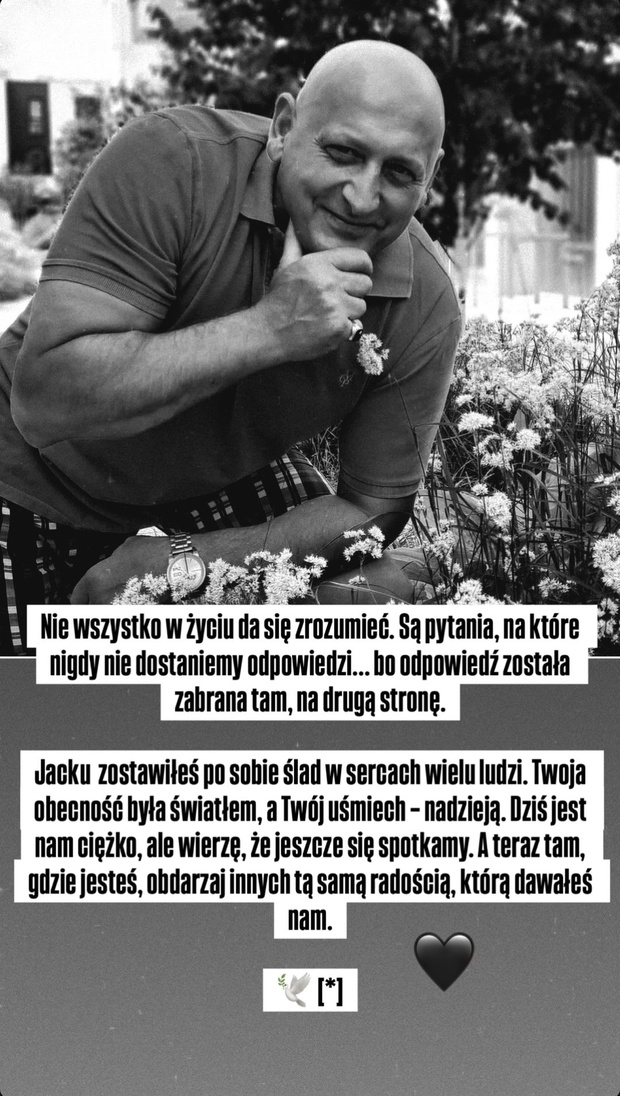 Gwiazdy TTV żegnają Jacka Wójcika fot. Instagram @agnieszkakotonska