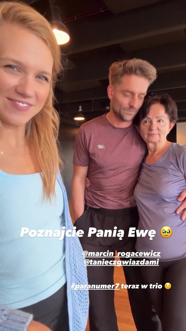 Agnieszka Kaczorowska z mamą Marcina Rogacewicza