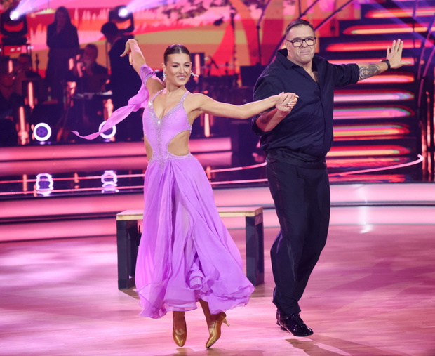 Tomasz Karolak i Izabela Skierska w czwartym odcinku "Tańca z Gwiazdami"
