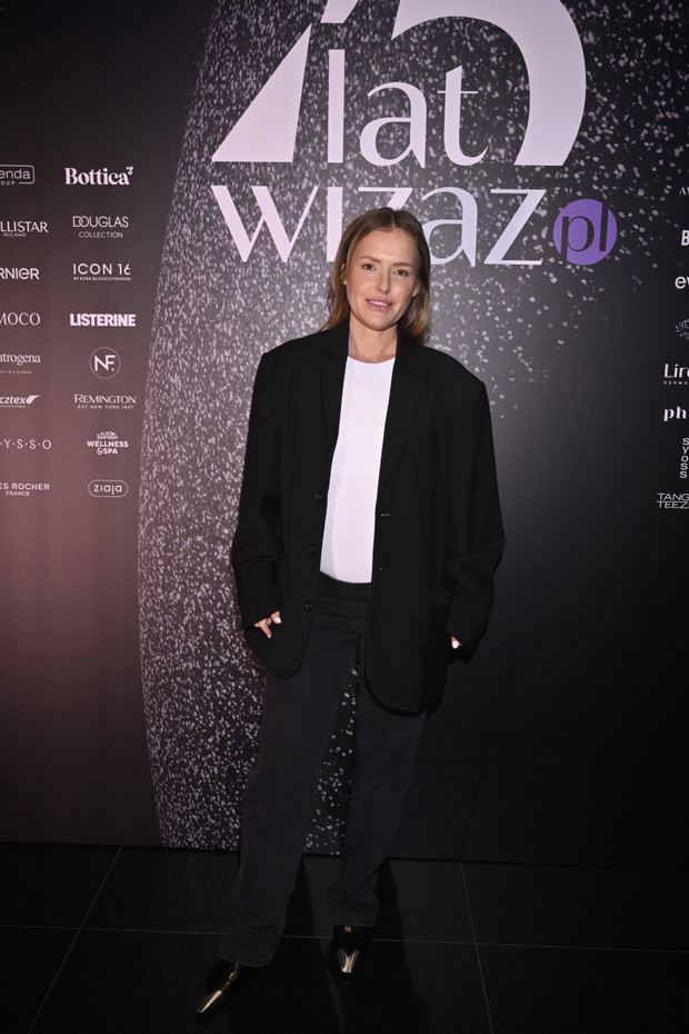 Olga Frycz na urodzinach Wizażu
