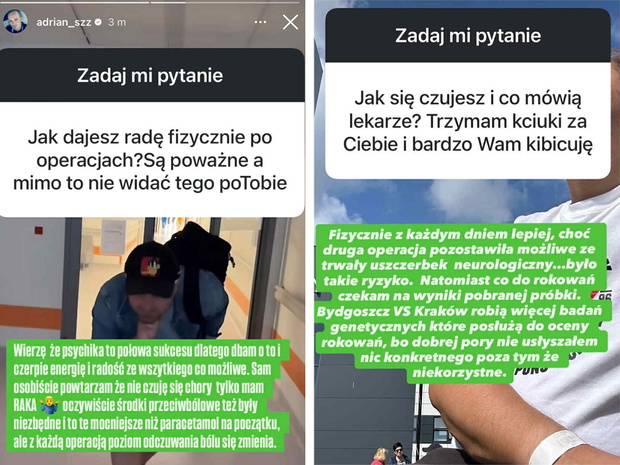 Adrian Szymaniak ze Ślubu od pierwszego wejrzenia o swoim stanie zdrowia