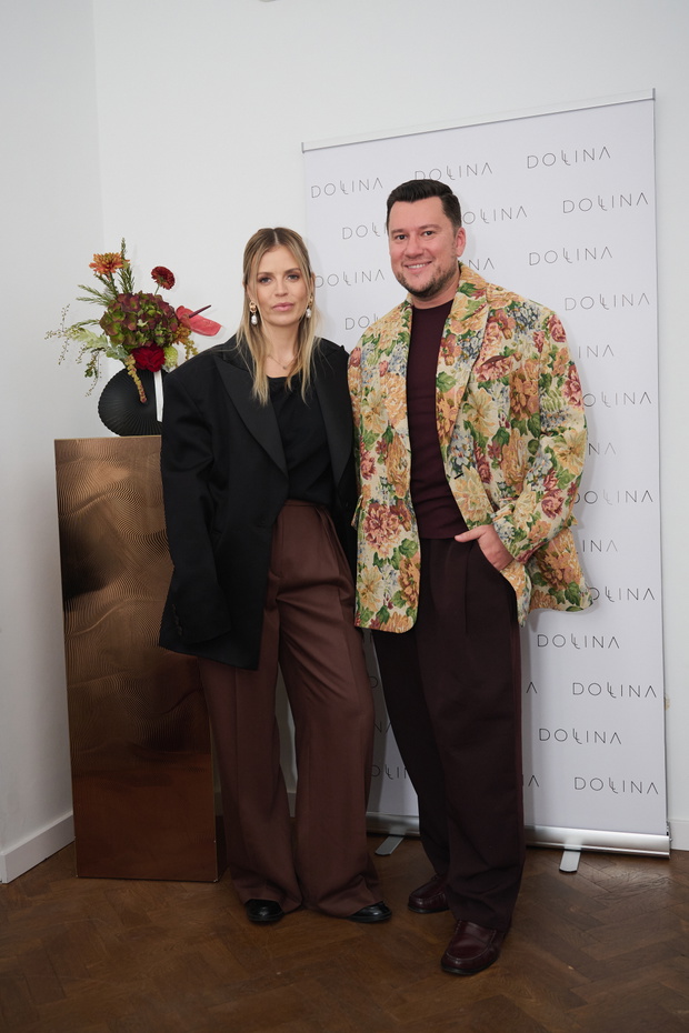 Dorota Gol i Łukasz Kędzior na otwarciu butiku DOLLINA, fot: mat. prasowe