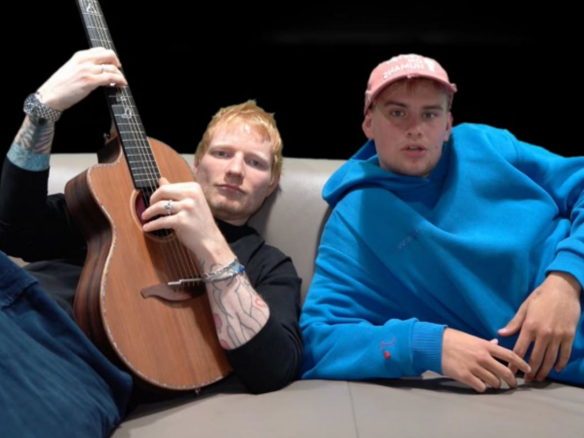 Ed Sheeran zaśpiewał po polsku ze znanym influencerem. Nagranie stało się hitem w sieci fot. Instagram @latwogang