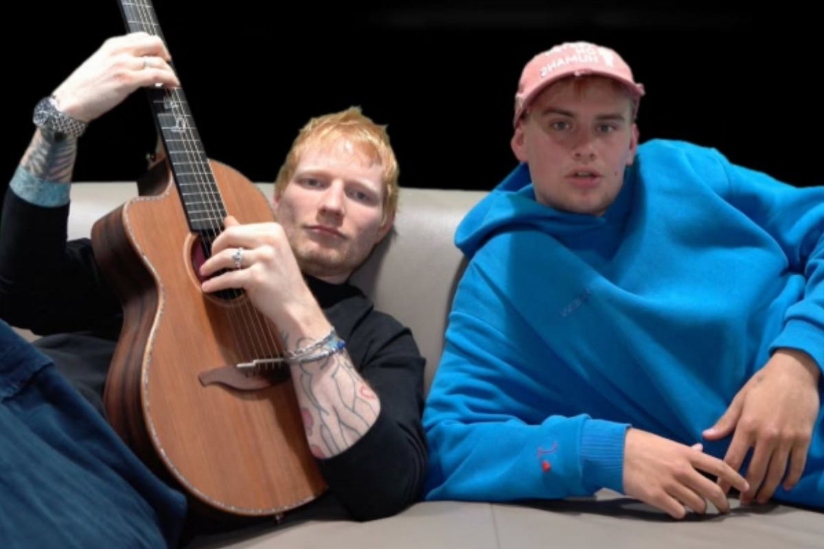 Ed Sheeran zaśpiewał po polsku ze znanym influencerem. Nagranie stało się hitem w sieci fot. Instagram @latwogang