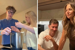 Bagi przed kolejnym odcinkiem "TzG" odwiedził Lewandowskich i zrobił im śniadanie