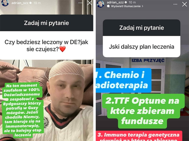 Adrian Szymaniak ze Ślubu od pierwszego wejrzenia o swoim stanie zdrowia