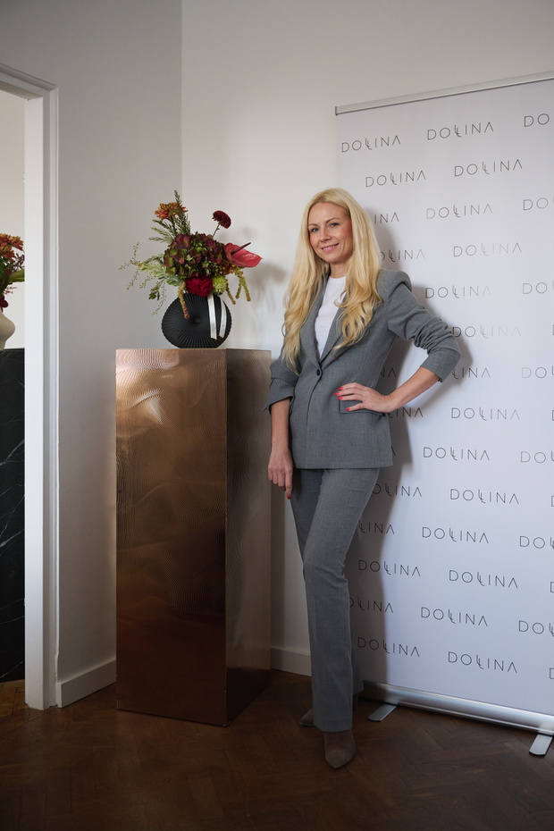 Dorota Michałowska na otwarciu butiku DOLLINA, fot: mat. prasowe