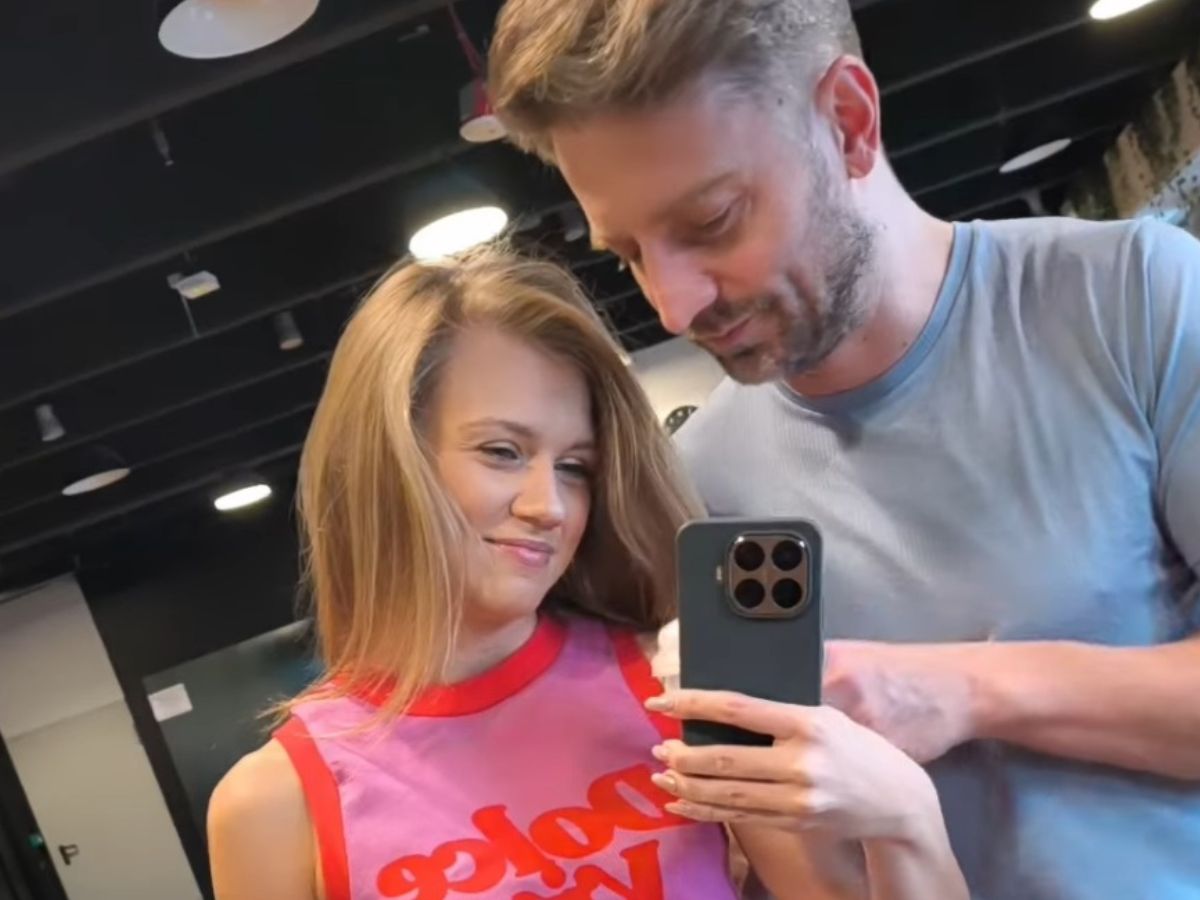 Agnieszka Kaczorowska nagrywała relację z prób do "Tańca z Gwiazdami", ale wkroczył Rogacewicz i zrobił to!
