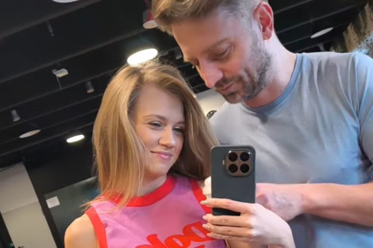 Agnieszka Kaczorowska nagrywała relację z prób do "Tańca z Gwiazdami", ale wkroczył Rogacewicz i zrobił to!