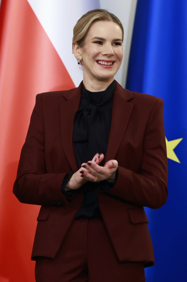Marta Nawrocka na spotkaniu Pary Prezydenckiej z uczestnikami Konkursu Chopina