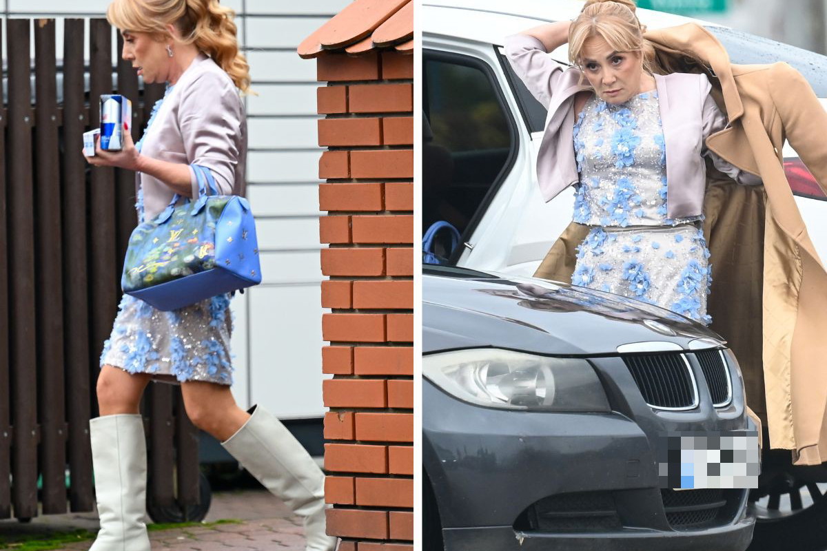 Danuta Martyniuk na chrzcinach wnuka