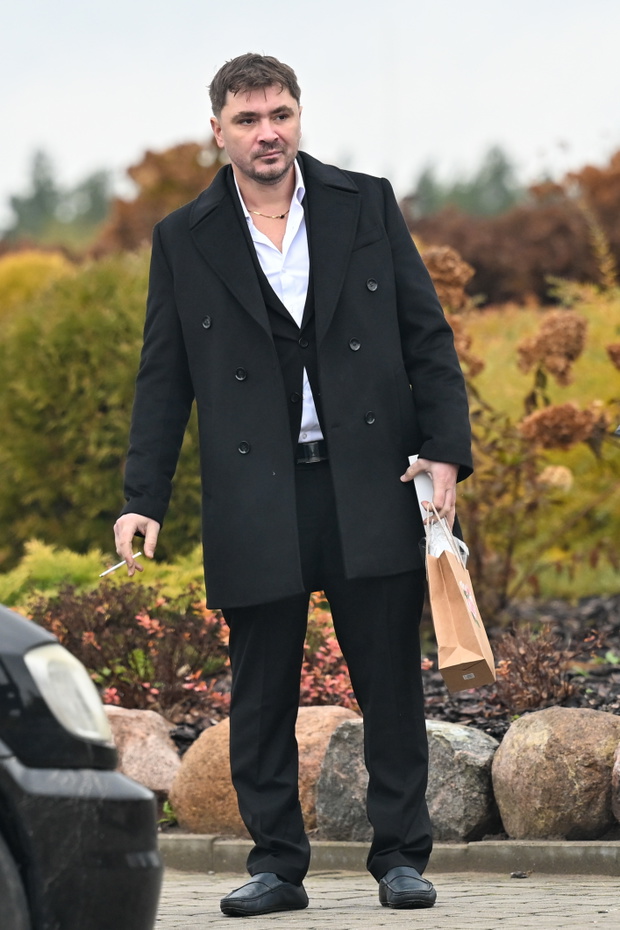 Daniel Martyniuk na chrzcinach syna