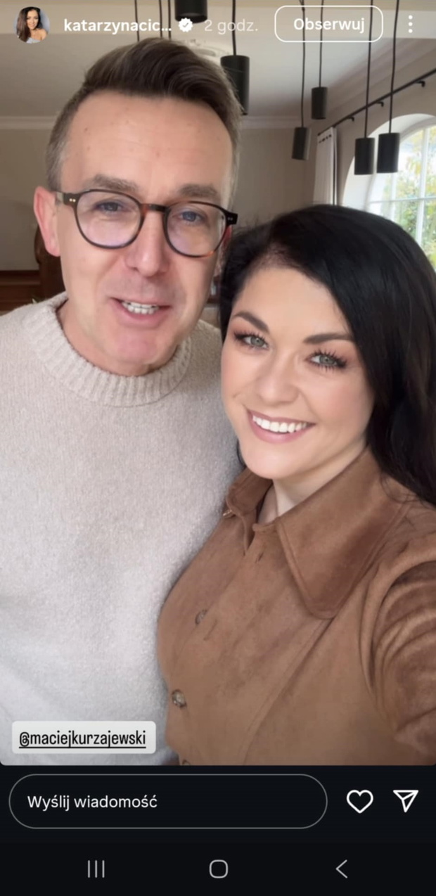 Katarzyna Cichopek i Maciej Kurzajewski przekazali nowinę fot. Instagram @katarzynacichopek
