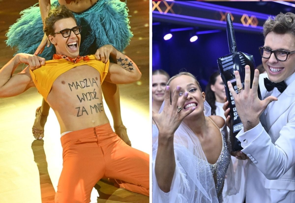 Bagi nagle pokazał: „Madzia, wyjdź za mnie”. Później wzięli ślub w „Tańcu z Gwiazdami”! fot. Jacek Kurnikowski