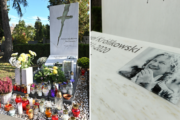 Tak wygląda dziś grób Pawła Królikowskiego