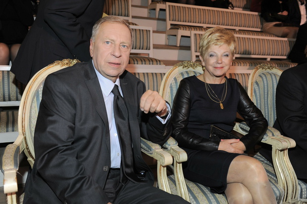 Jerzy Stuhr z żoną, Barbarą