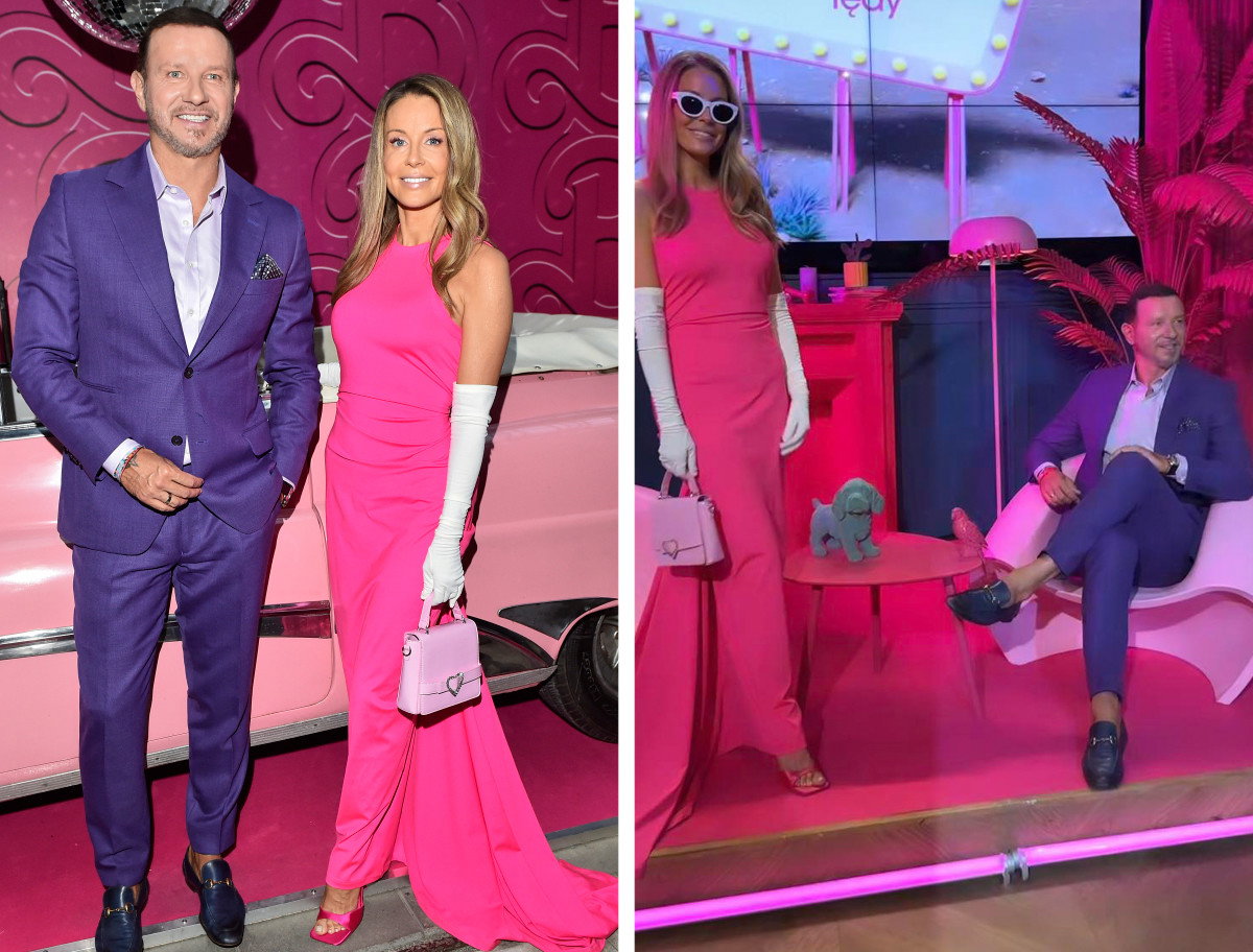 Małgorzata Rozenek i Radek Majdan na premierze Barbie