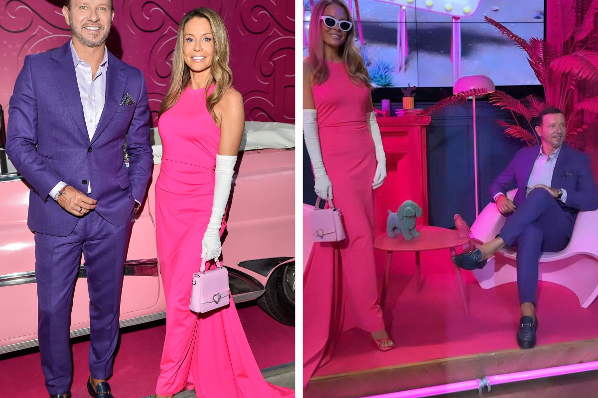 Małgorzata Rozenek i Radek Majdan na premierze Barbie