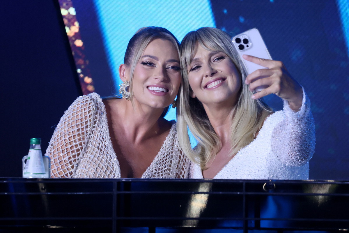 Marcelina Zawadzka i Ewa Wachowicz na wyborach Miss Polski 2023