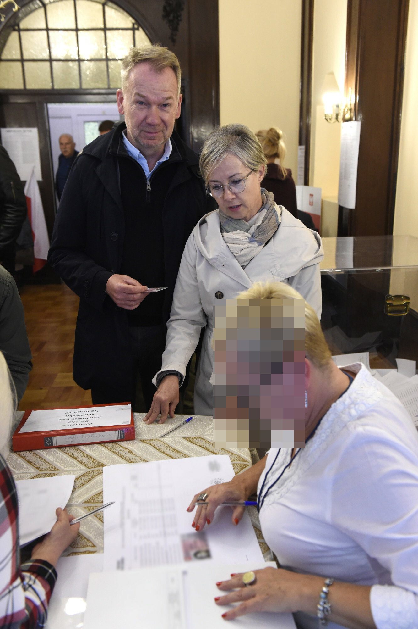 Mirosław Baka z żoną