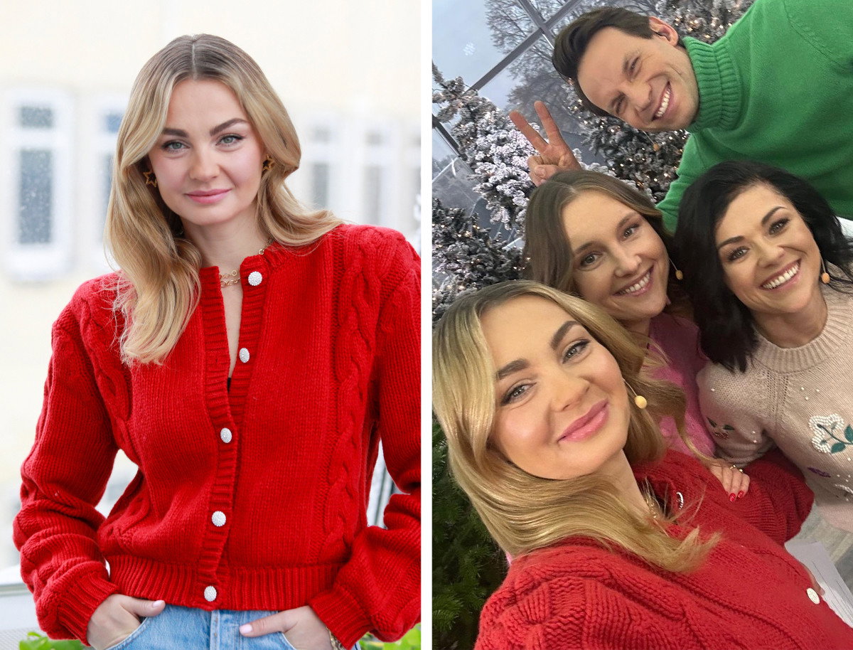 Małgorzata Socha z Kasią Cichopek