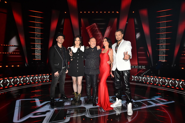 Trenerzy na konferencji The Voice of Poland 13