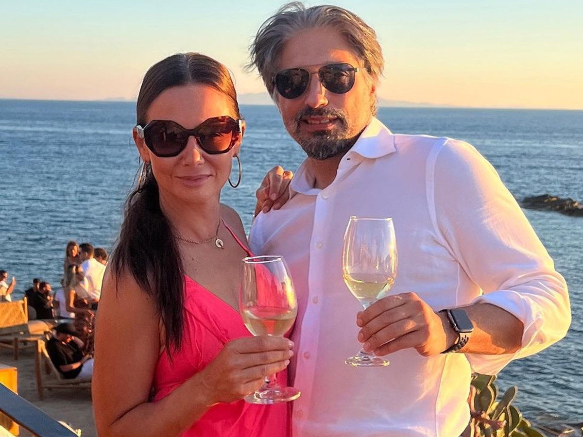Kinga Rusin z partnerem, Markiem