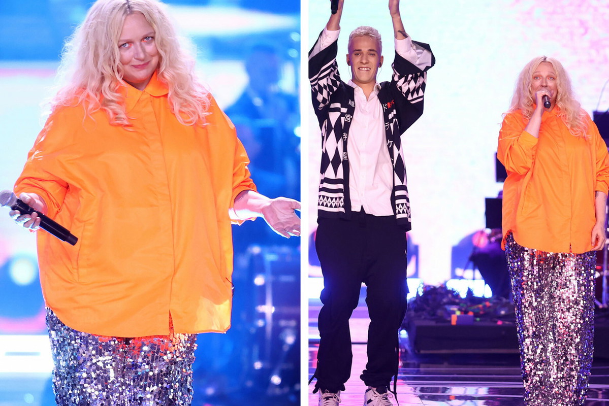 Kasia Nosowska z synem Mikołajem na Sopot Festival 2022