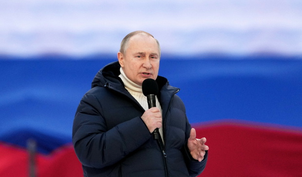 Putin na obchodach 8 rocznicy referendum na Krymie