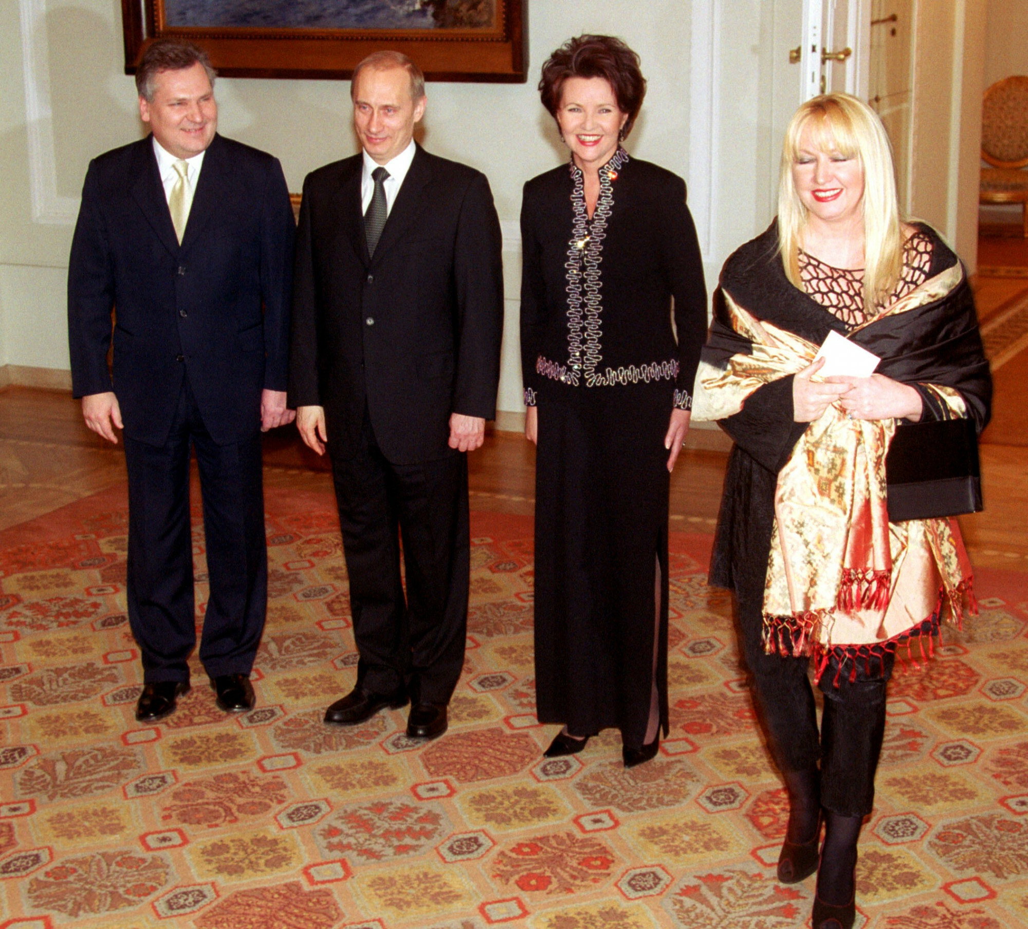 Maryla Rodowicz i Władimir Putin w 2002 roku