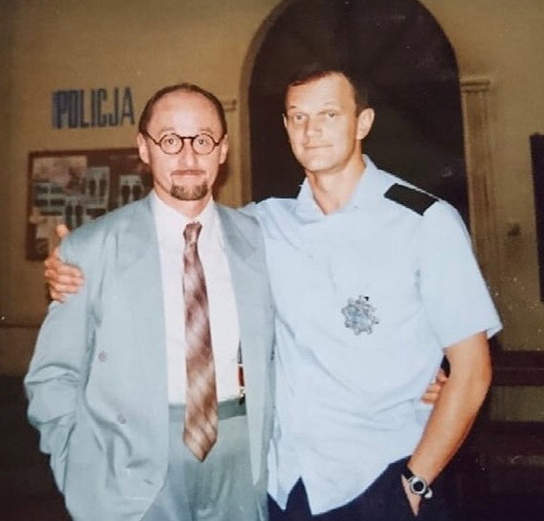 Cezary Pazura i Andrzej Niemirski