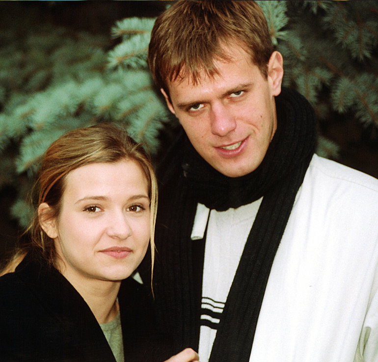 Paweł Okraska z Joanną Koroniewską