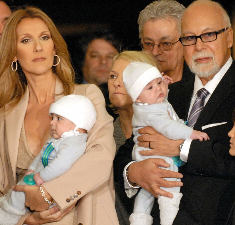 Celine Dion z dziećmi