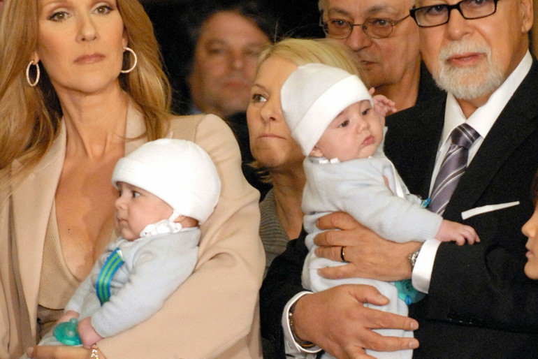 Celine Dion z dziećmi