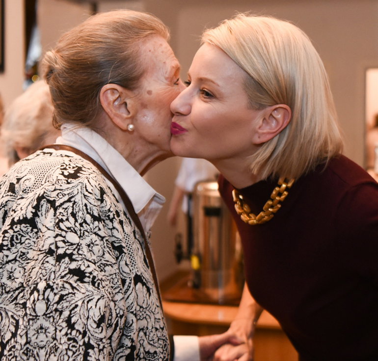 Eugenia Herman z Małgorzatą Kożuchowską